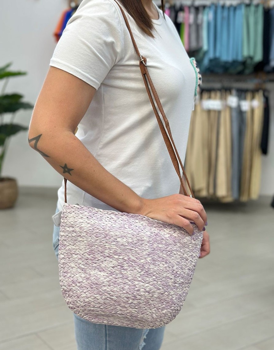 QUINCE MODAS Bolso/Cesta Trenzada | Bolsos