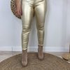 QUINCE MODAS Pantalon Elastico Oro | H:Hnes Y Leggins