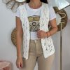 QUINCE MODAS Chaleco Crochet Ochos | Chaquetas Y Blazers