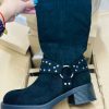 QUINCE MODAS Bota Tachas 36/41 | Botin Plano