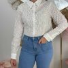 QUINCE MODAS Camisa Troquelada | Camisas Y Tops