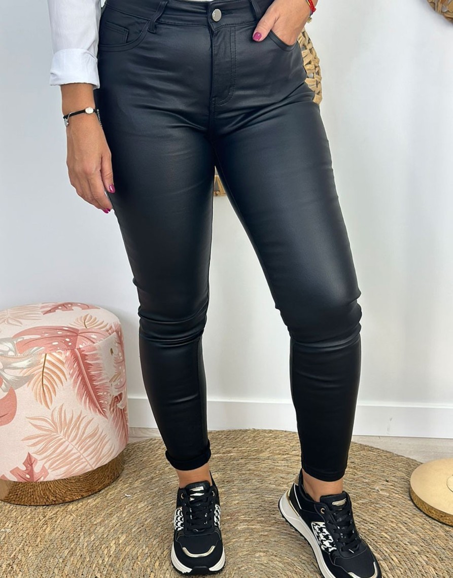 QUINCE MODAS Pantalon Push Polipiel | H:Hnes Y Leggins