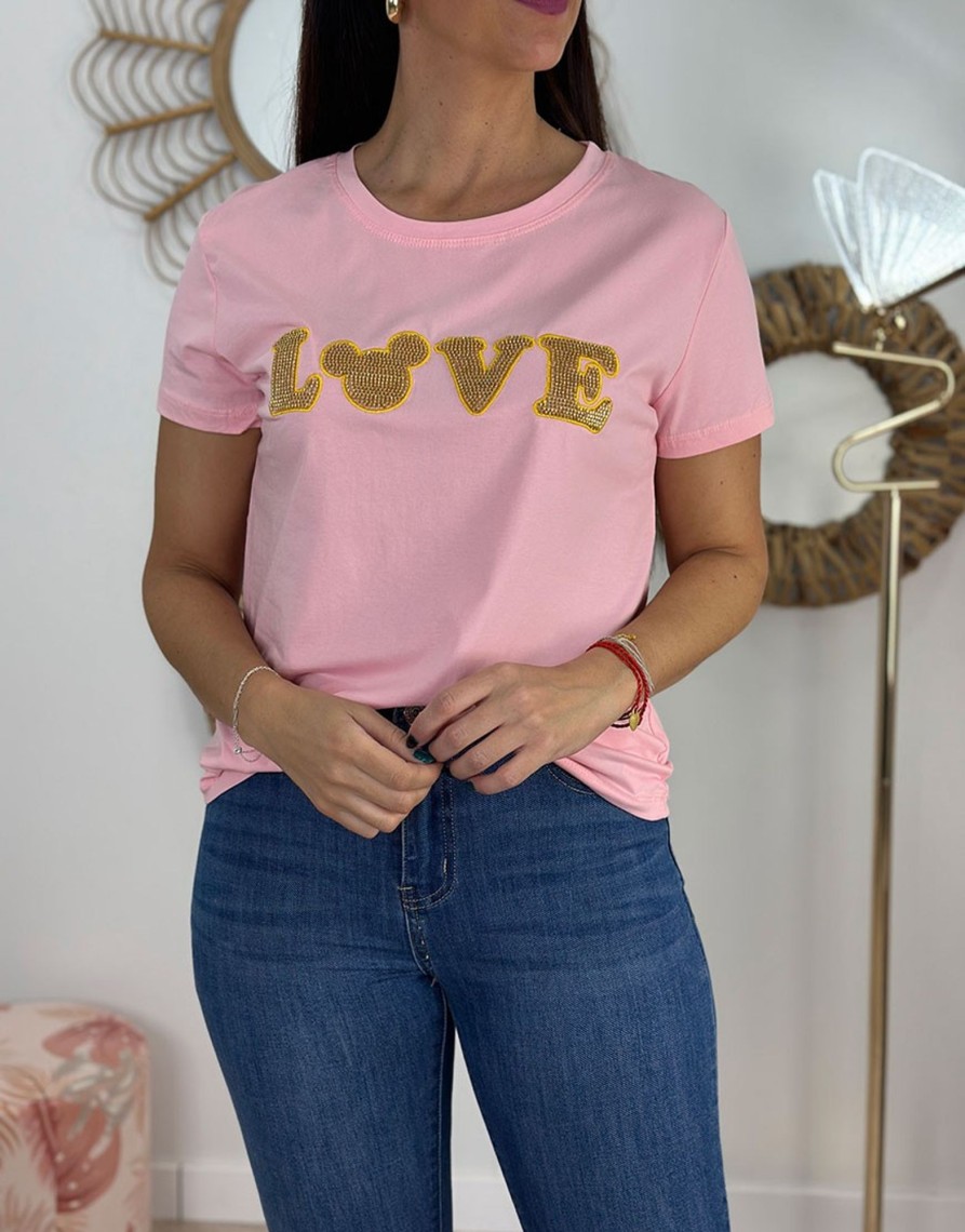 QUINCE MODAS Camiseta Love Minnie | Camisetas