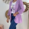 QUINCE MODAS Blazer Perla | Chaquetas Y Blazers