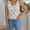 QUINCE MODAS Top Crochet | Camisas Y Tops