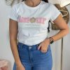 QUINCE MODAS Camiseta Amour Flor | Camisetas