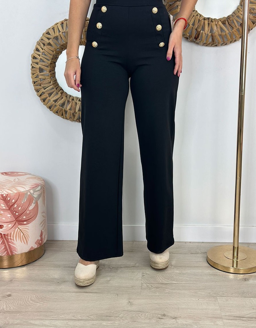 QUINCE MODAS Pantalon Botones | H:Hnes Y Leggins