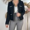 QUINCE MODAS Chaqueta Chanel Perlitas | Chaquetas Y Blazers