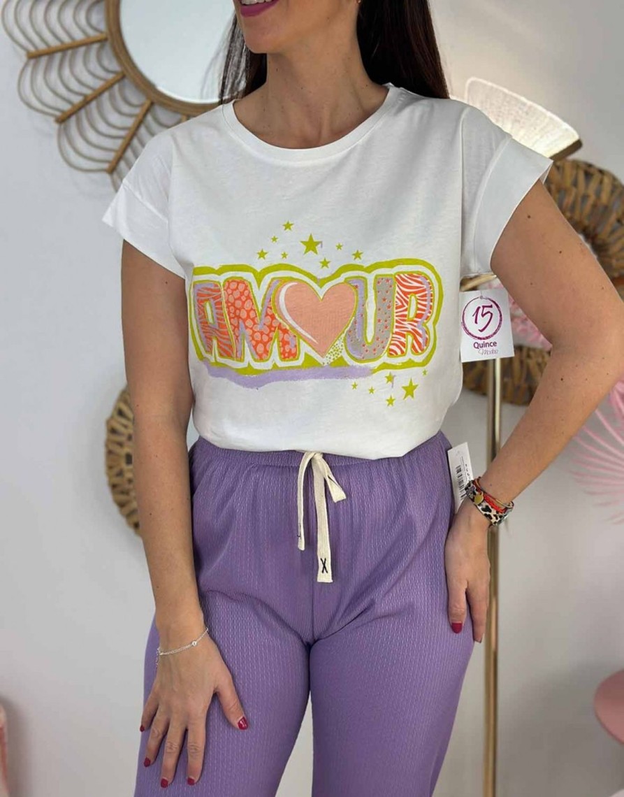 QUINCE MODAS Camiseta Amour | Camisetas