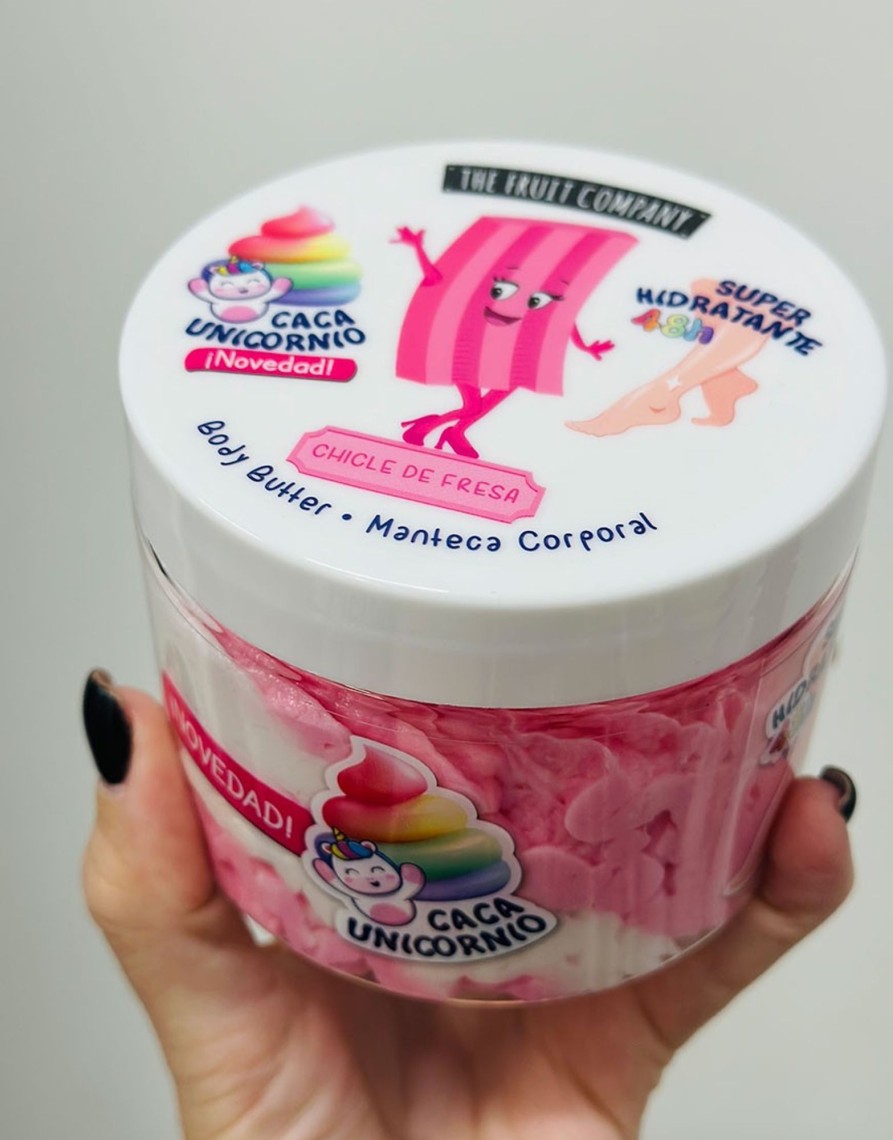 QUINCE MODAS Caca Unicornio Chicle Fruit | Champu, Gel, Crema Hidratante, Desodorante...