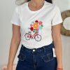 QUINCE MODAS Camiseta Bicicleta | Camisetas