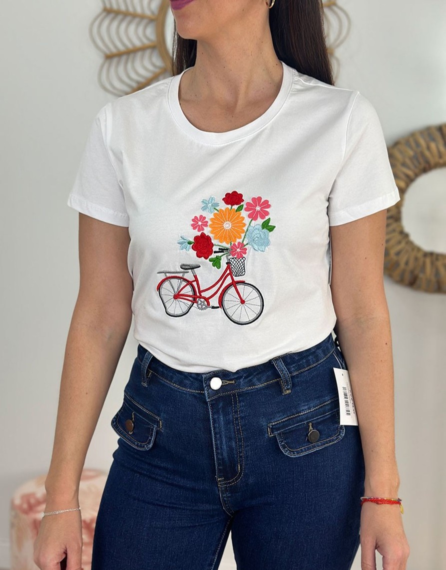 QUINCE MODAS Camiseta Bicicleta | Camisetas