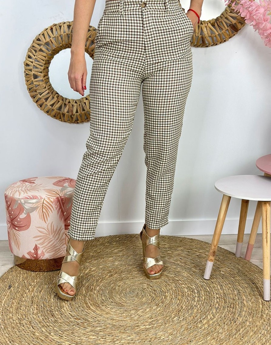 QUINCE MODAS Pantalon Cuadritos | H:Hnes Y Leggins