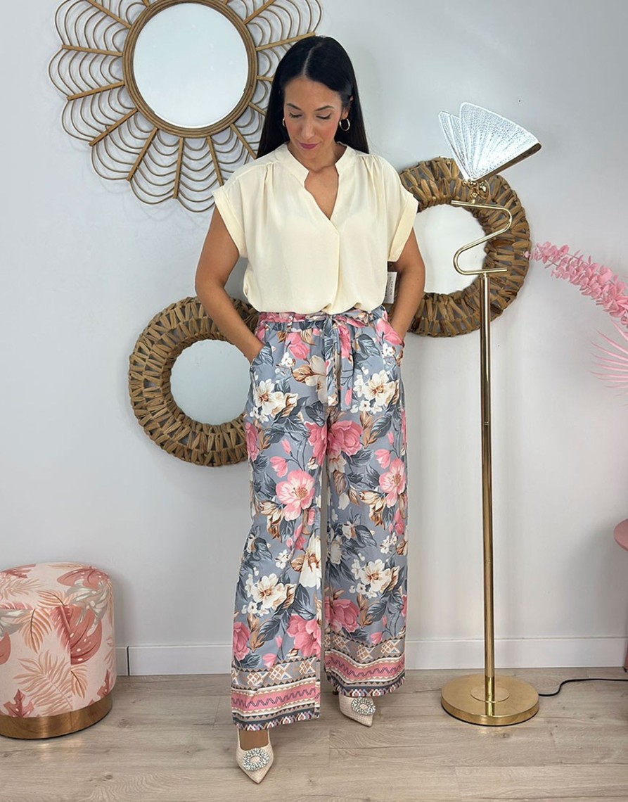 QUINCE MODAS Pantalon Floral | H:Hnes Y Leggins