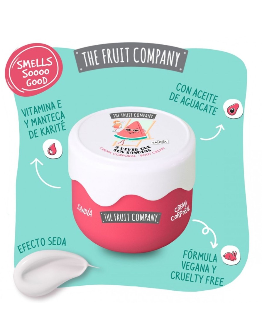 QUINCE MODAS Body Cream Sandia Fruit | Champu, Gel, Crema Hidratante, Desodorante...