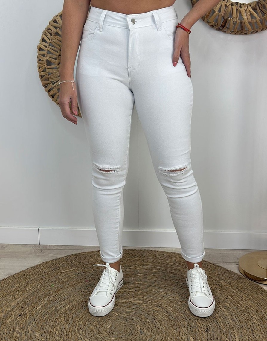 QUINCE MODAS Vaquero White Rout | H:Hnes Y Leggins